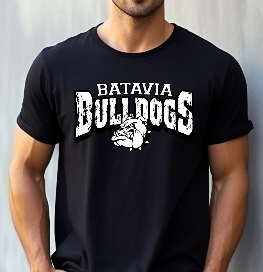 Batavia Bulldogs Distressed