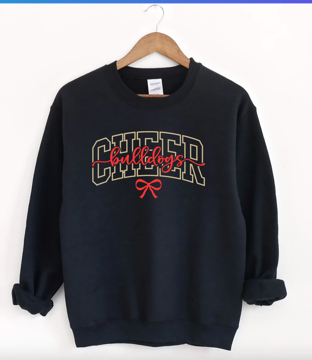 Cheer Bulldogs glitter