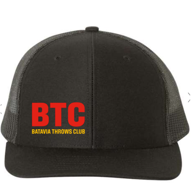 Throw club adjustable trucker hat