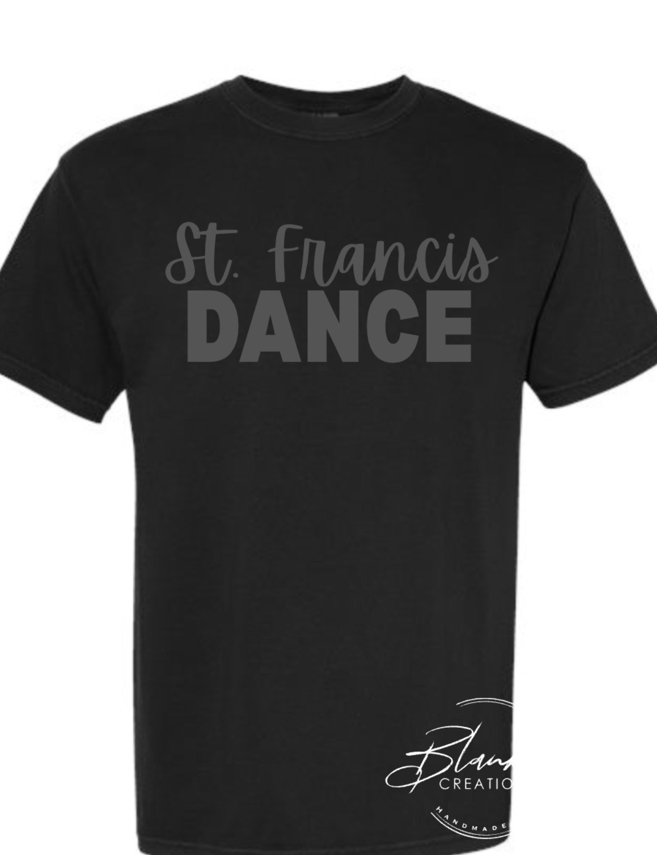 St Francis Black on Black