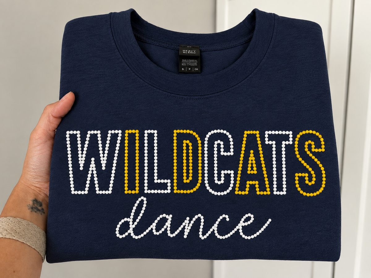 Wildcats Dance Embroidered