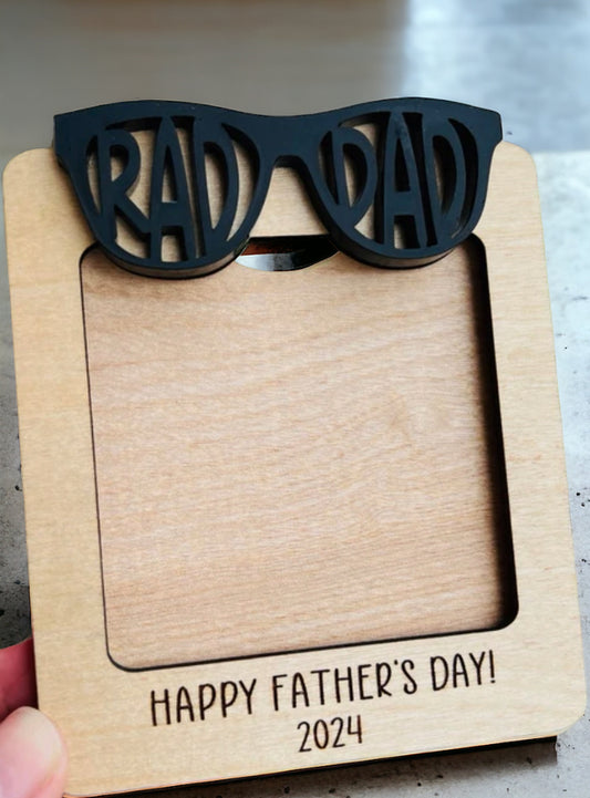 Rad Dad picture magnet