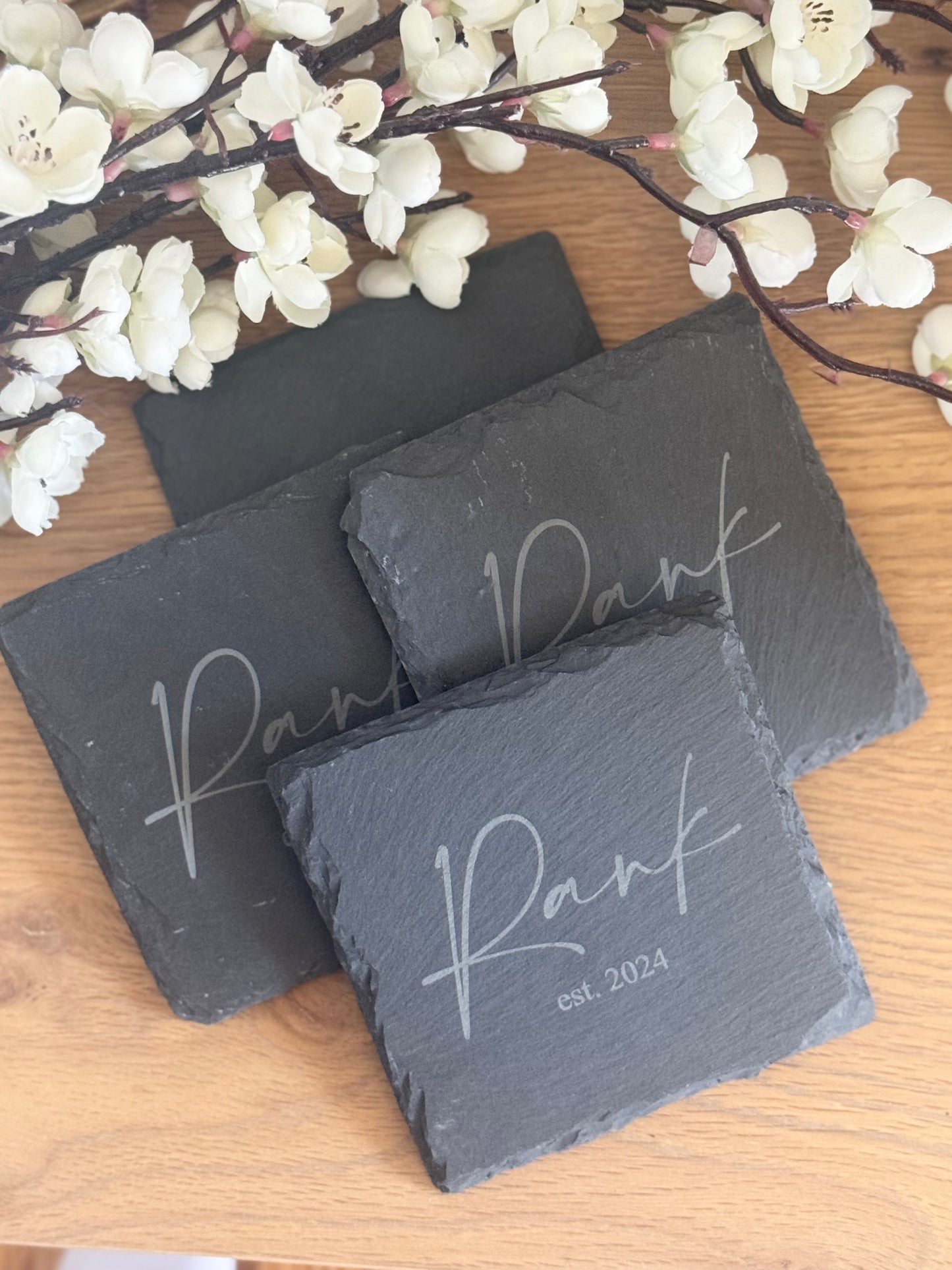 Slate Coaster set