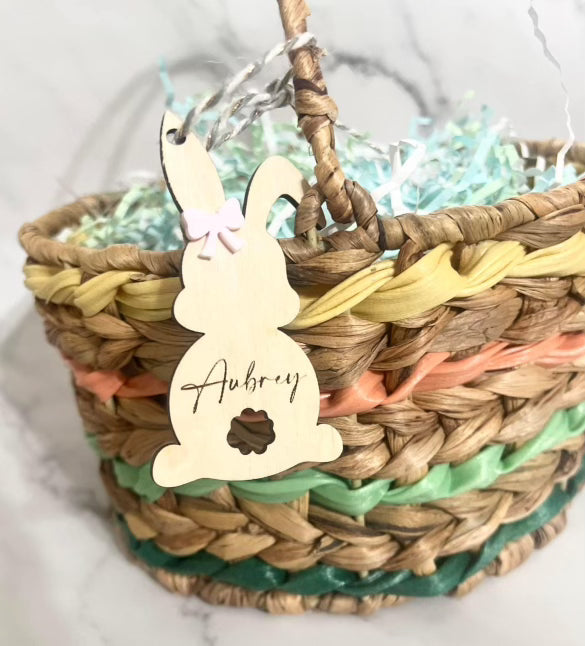 Easter Bunny basket tag