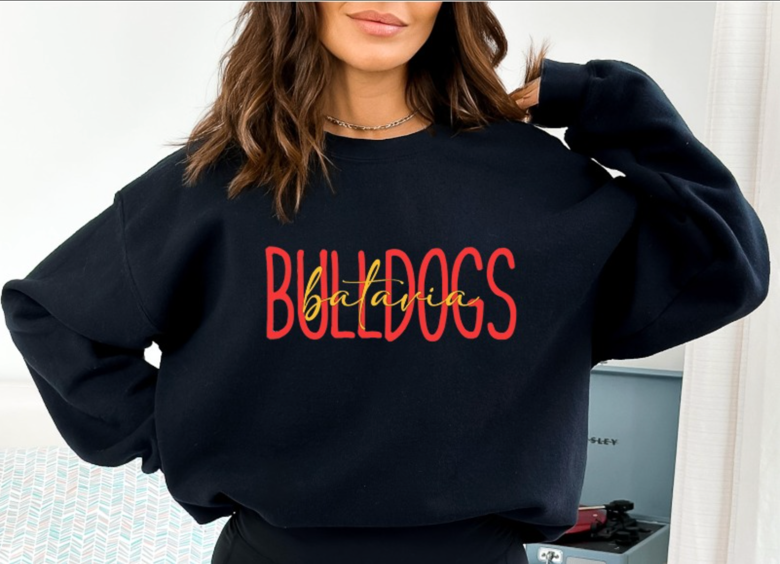 Bulldogs with cursive Batavia – Blank Creations