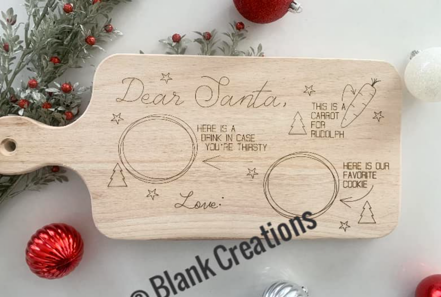 Santa Tray Board