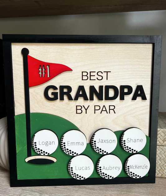 Best Grandpa By Par