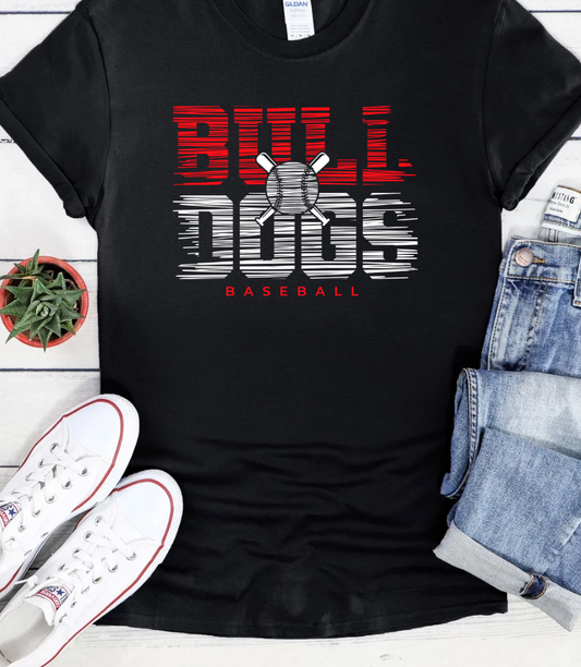 Bulldogs baseball lined