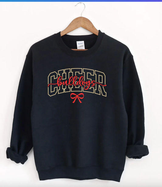 Cheer Bulldogs glitter