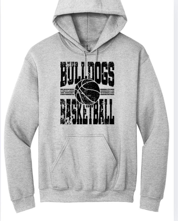 Distressed bulldogs basketball 25