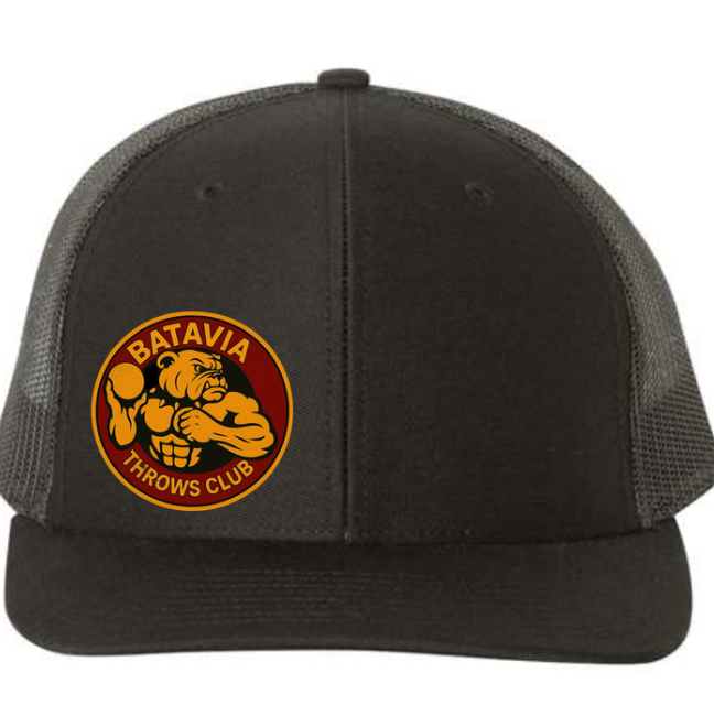 Throw club adjustable trucker hat