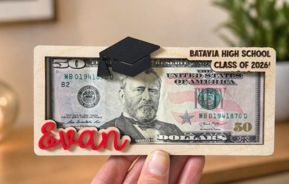 Graduation money holder