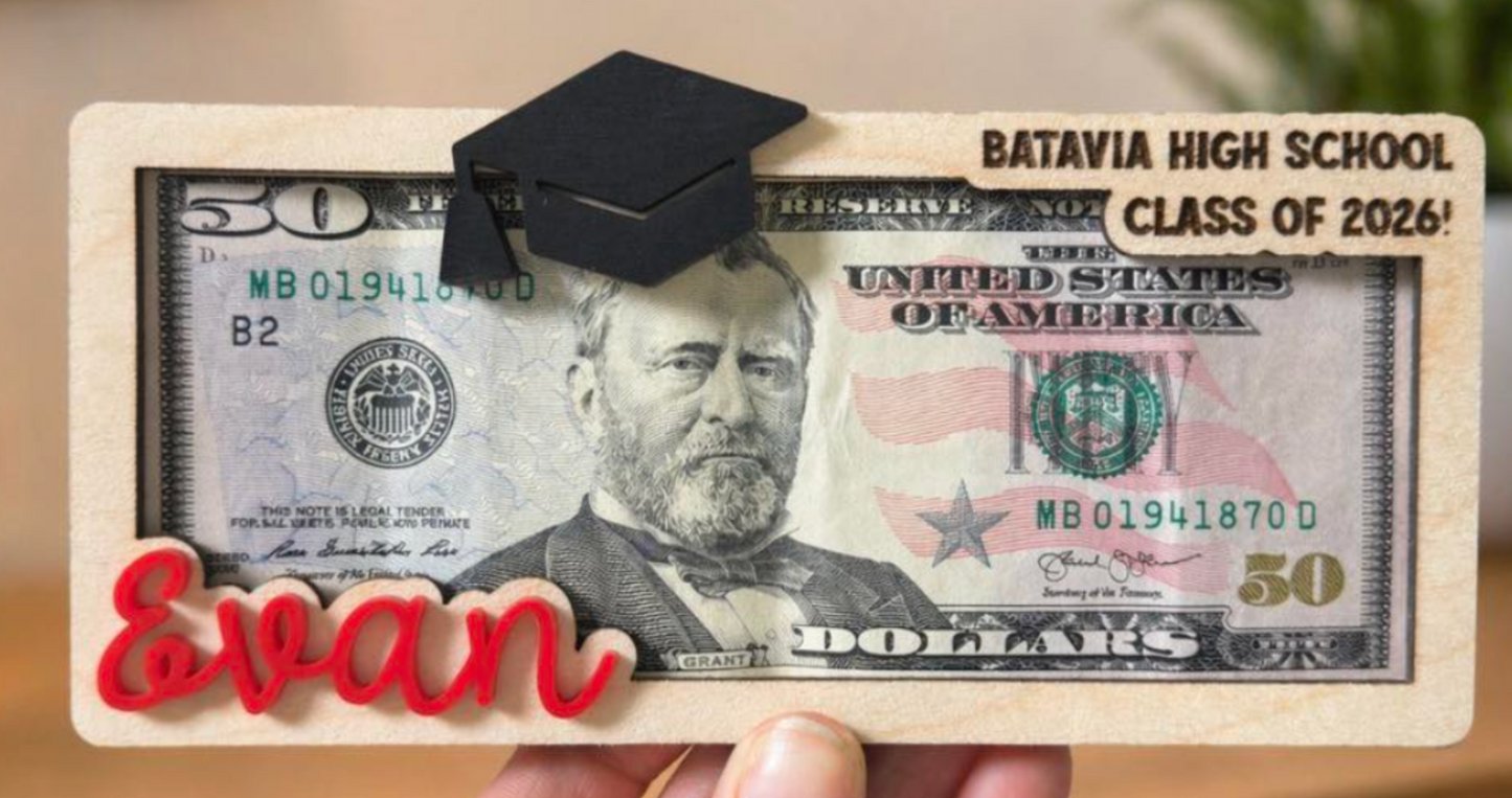 Graduation money holder