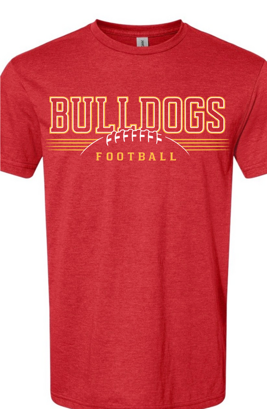 Bulldogs Football red