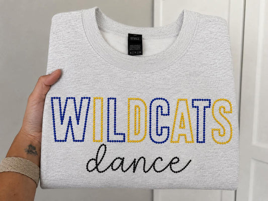 Wildcats Dance Embroidered